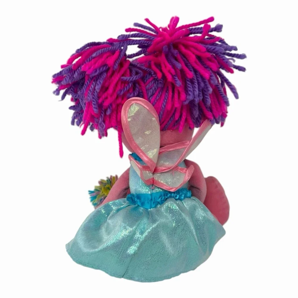Gund Sesame Street Abby Cadabby Pink Fairy Plush Stuffed Doll 13" With Wand - Picture 5 of 10
